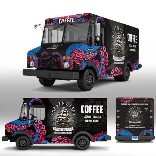 Coffee Truck Design - Mobile Unit 7 Diseño de J.Chaushev