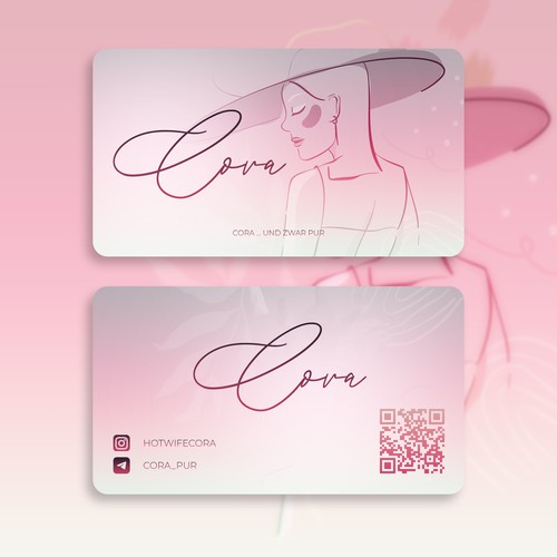 Tarjeta de presentación propuesta en el concurso por Aldrich Sanchez