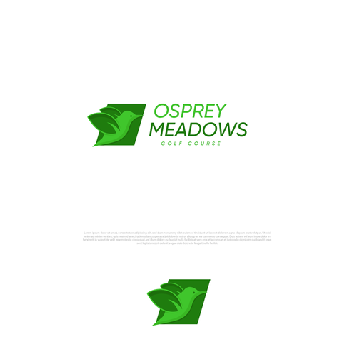 Golf Course Logo - Osprey Meadows Golf Course at Tamarack Design by reflect the style ™