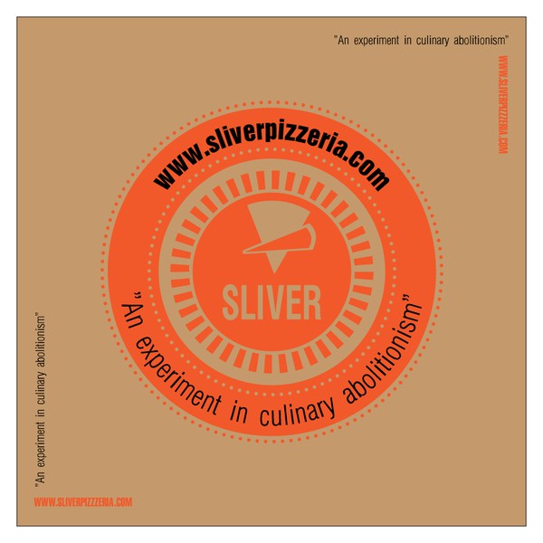 Create a winning pizza box design for Sliver Pizzeria!