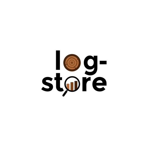 Simple log-store logo Design by yudilima