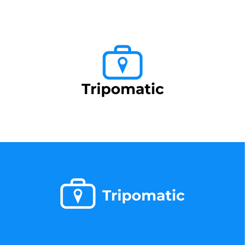 New logo for rebranding a trip planning app Design by #RDWN