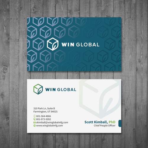 WIN Global Business Card Design Design réalisé par Tcmenk