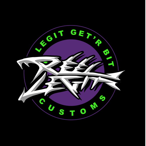 Custom bait painters looking to "lure" creative spirits for a logo design! Design by EkaroBe