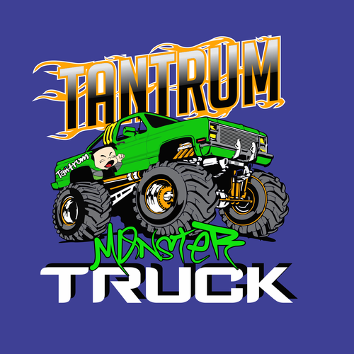 Tantrum monster truck t-shirts, concurso Camiseta