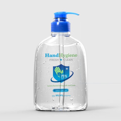 Hand Sanitizer Product Label / Logo Design Design by Xclusive16