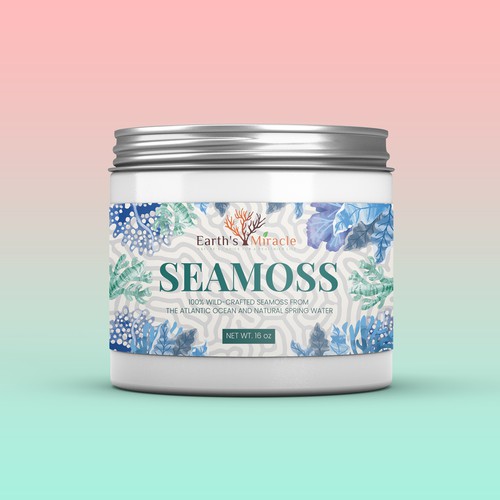 Design a Label for our Sea Moss Gel Product Design by Fredrick Balois