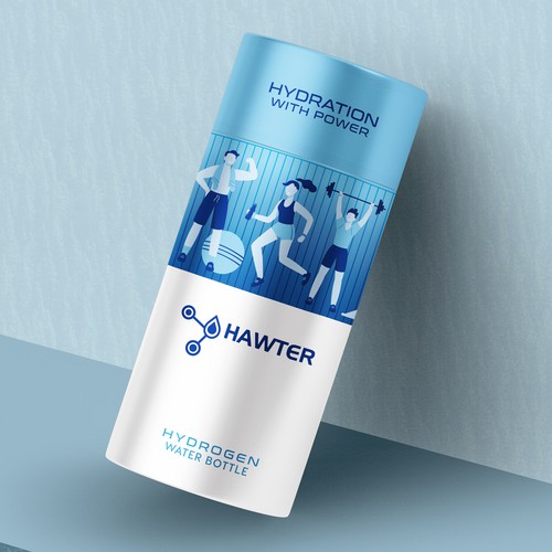 Design cutting edge, eye catching packaging for a revolutionary fitness product Design by Med™