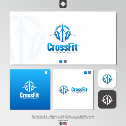 Design di Logo pour une salle de CrossFit (France), thématique : trident, mer, odyssée, poseidon … di fortyeight.studio™