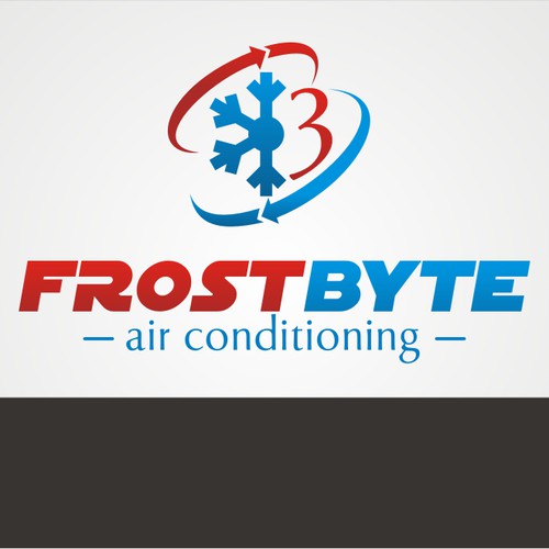 logo for Frostbyte air conditioning Diseño de themarz