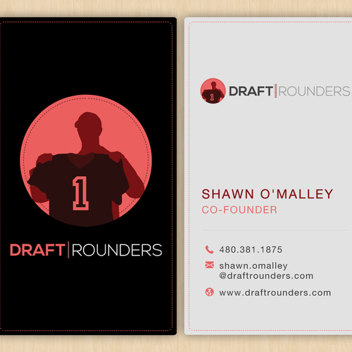 ***Draft Rounders needs a new business card*** Design by Sathish Babu