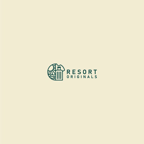 Custom Resort-Themed Apparel Logo Design Design by Varun Davera