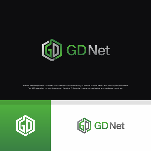 Gd net - corporate logo design, sydney, australia, Logo & brand identity  pack contest