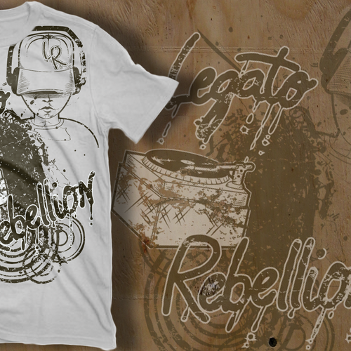 Legato Rebellion needs a new t-shirt design Réalisé par dibu