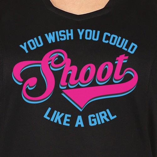 Urban Hoops "You wish you could shoot like a girl" Tshirt contest