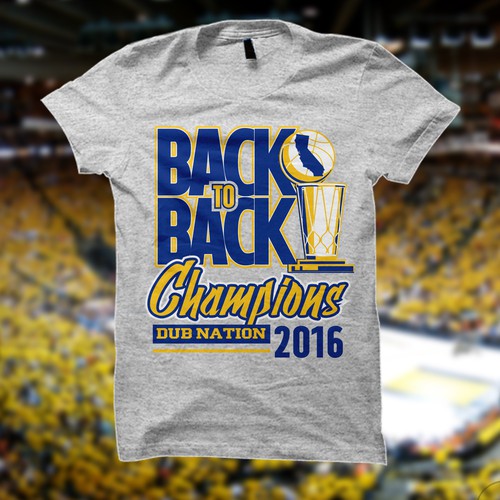 Back to back champions, T-shirt contest