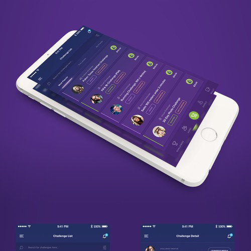 Challenge App Design by Alexandru Lucian