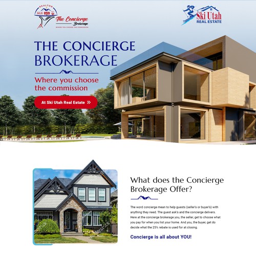 The concierge brokerage website Design réalisé par Atul-Arts