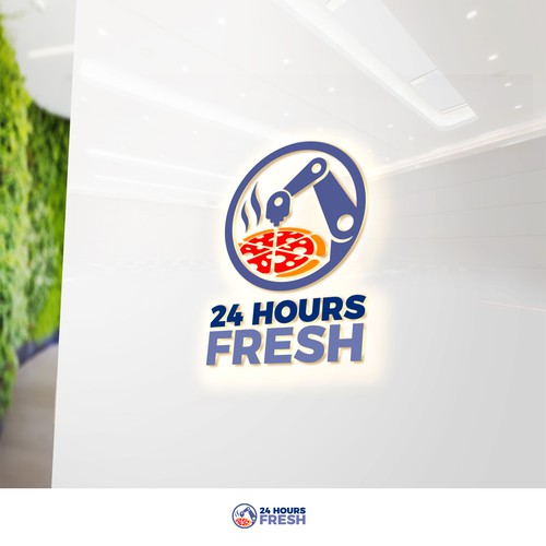 Luxury style of Robot that is making fresh pizza!! Diseño de Basstome