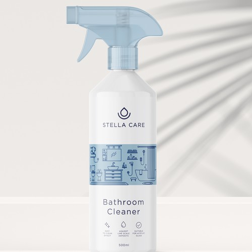 Product Label for a Cleaning Spray Design by bcra