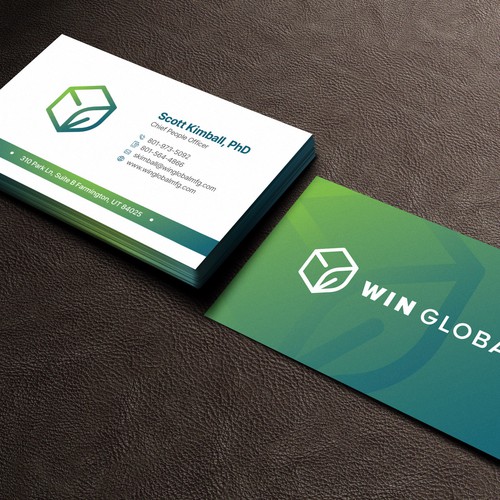 WIN Global Business Card Design Design by Budiarto ™