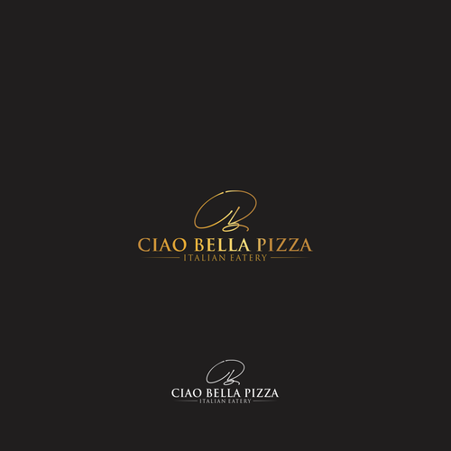 Design Ciao Bella Pizza Logo di tembangraras