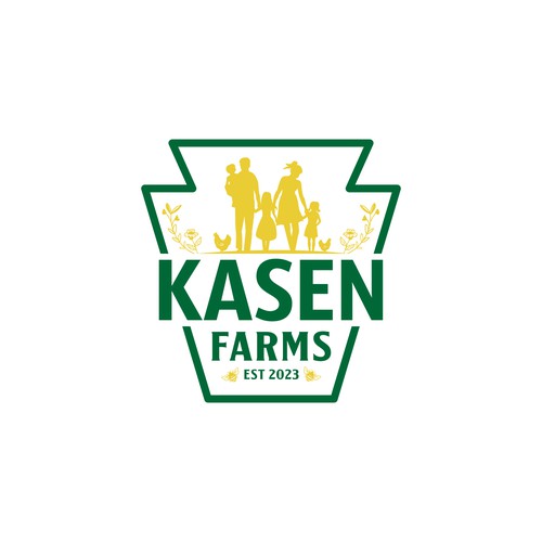 Logo design for small family farm that both dad and 7 year old daughter will love. Design by YusakG.F.X