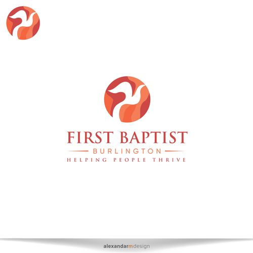 Logo for our church showcasing our mission and uniting the old and new Design by alexandarm