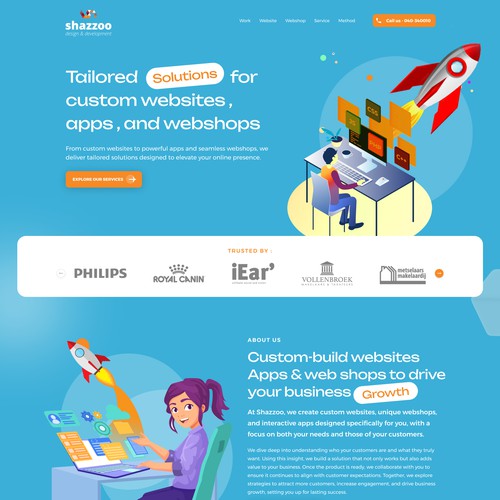 New website for software development company Design by Jasmin_A (AMPLE)