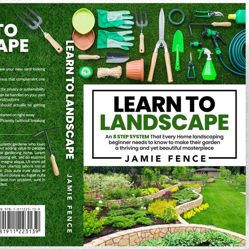 LOOKING FOR A UNIQUE AND BEAUTIFUL BOOK COVER DESIGN FOR A HOME LANDSCAPING BOOK Design by ryanurz