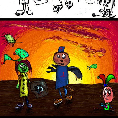 Recreate your child’s quarantine artwork! (multiple winners) Design by Sonia E