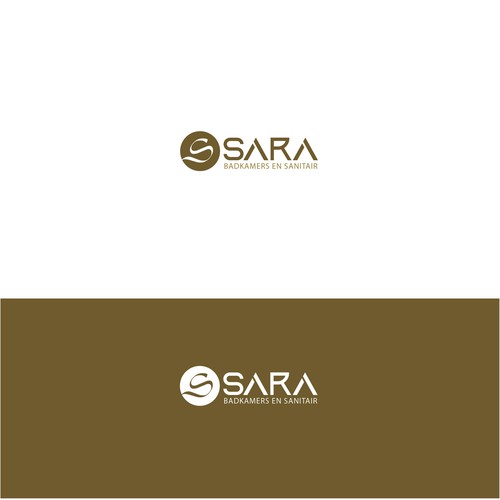 Logo moet SARA zijn ipv saar, letters moeten beeldmerk worden, ‘Badkamers & Sanitair’ eronder!! Design by Muntaha's