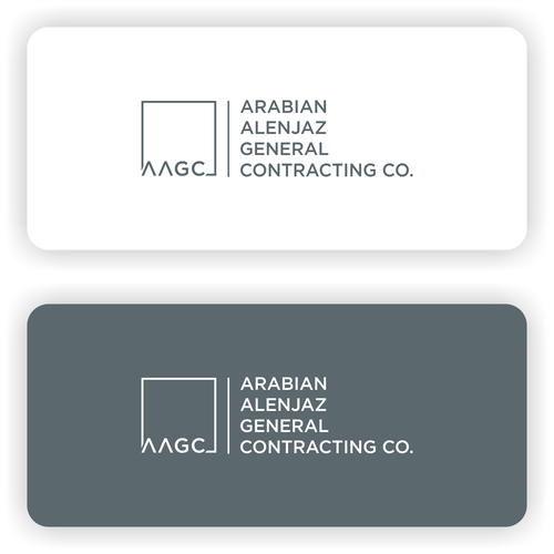 “Modern Industrial Logo for AAGC – Construction & Contracting Company” Design by -athala-