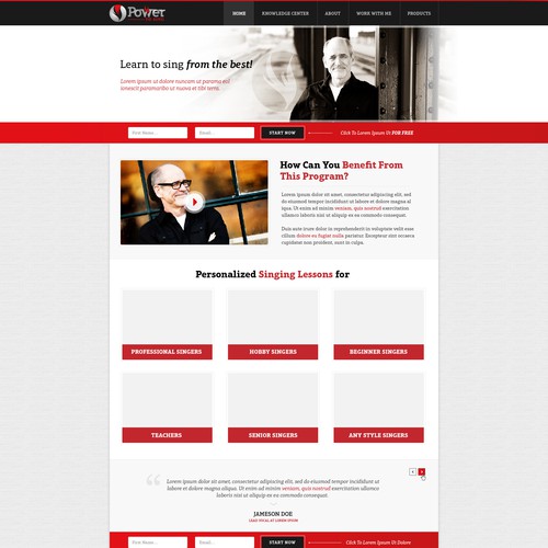 Designs | Create a website that will help transform the voice of every ...