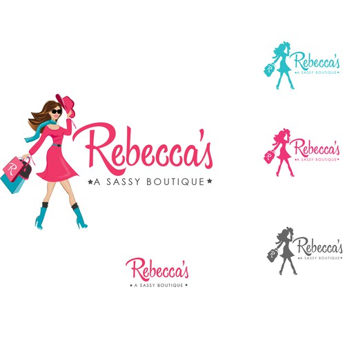 Something that will attract a sassy lady shopper. Logo design