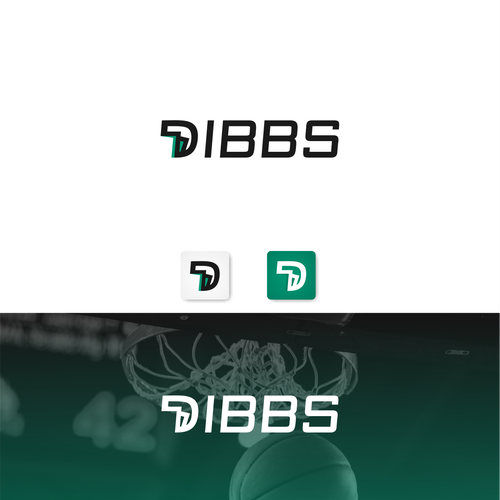 Dibbs - logo for fractional sports card trading market Design by pramesgals