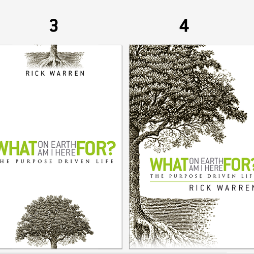 Book cover redesign for "What on Earth Am I Here For? The Purpose Driven Life" by Rick Warren Design by dejan.koki