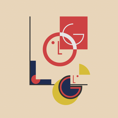 Community Contest | Reimagine a famous logo in Bauhaus style Design by nataska