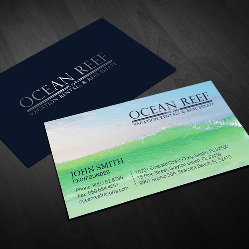 Design a fun, beach-inspired Business Card Design by chandrayaan.creative