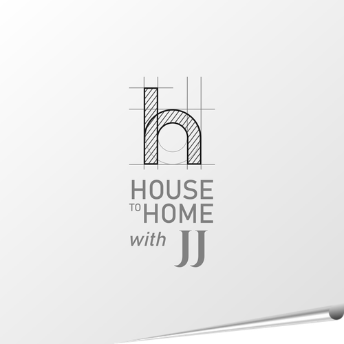 コンペ「"House to Home with JJ" REAL ESTATE AGENT LOGO!!」のデザイン by Snatsnutさん 