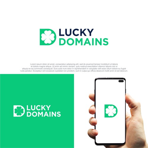 Design a logo and business card for LuckyDomains.io Design by pronine9