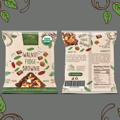 Nationwide food company needs a new package design デザイン by Stefânia Balzano