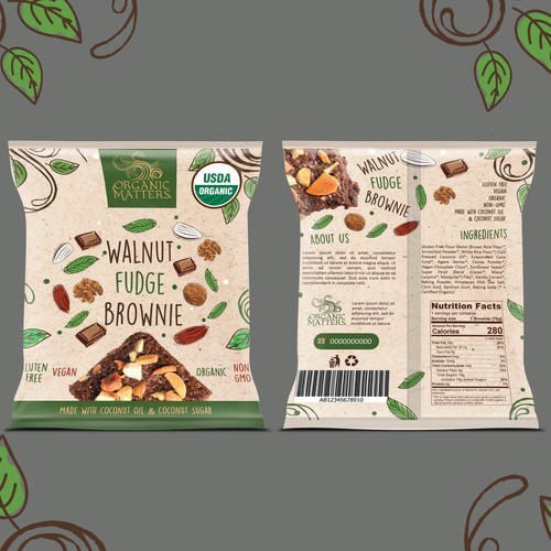 Nationwide food company needs a new package design Design by Stefânia Balzano