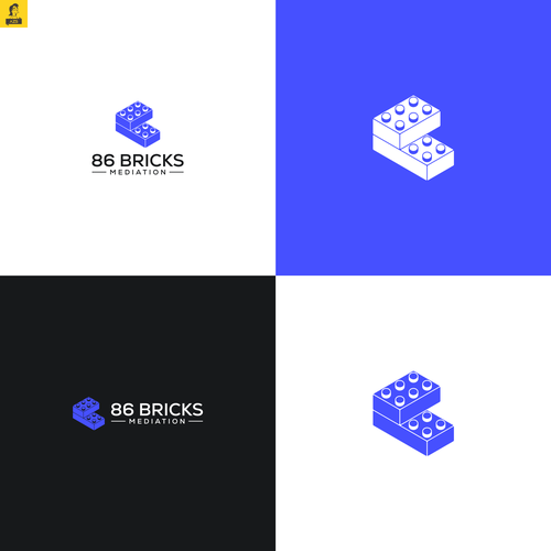 Lego-style bricks logo for Mediation and Coaching Business Design réalisé par AZS