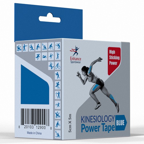 Design a Sports Tape Package Label - Quick turnaround Design by russell.the.ice