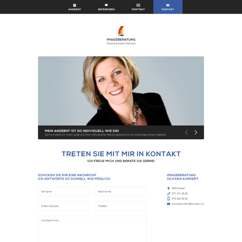 Proposta di design per un contest della categoria Design di sito web realizzata da projekt38