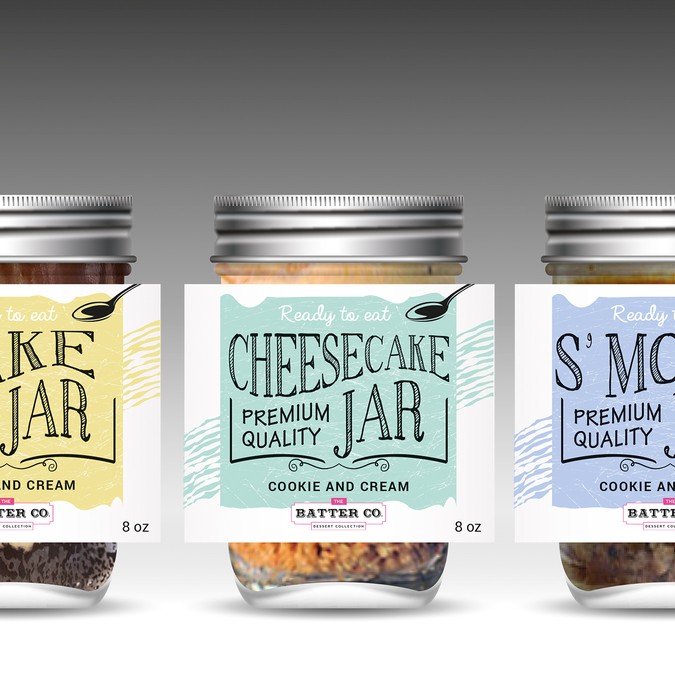 EDGY! FUN! LUXURIOUS! Create a great product label for our mason jar ...