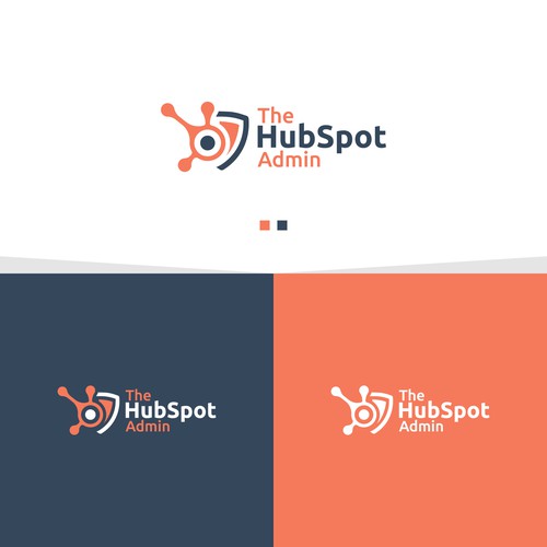 Bold logo that unites and champions the HubSpot Admin Design by MotionPixelll™