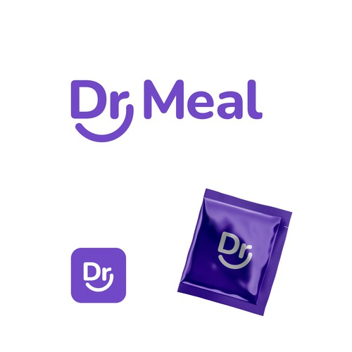 Meal Replacement Powder - Dr. Meal Logo Design by Zalo Estévez