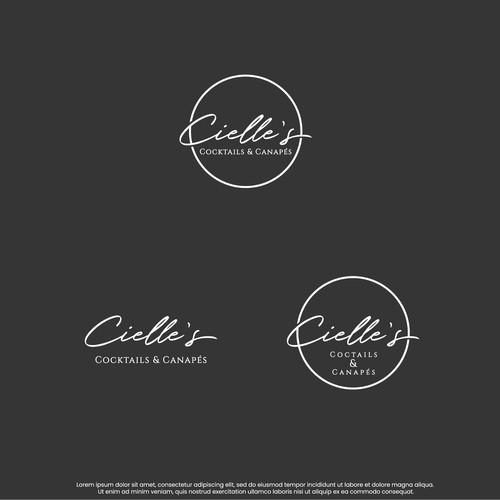 Logo for a new cocktail bar / restaurant. Classy. Elegant. Design by Northpix Studio®